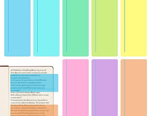 8 Tiras de Lectura Guiadas, Regla de Lectura para Dislexia, Reglas de Superposición de Lectura, Ayudas de Lectura de Colores, Resaltadas Ayudas de Dislexia para Niños Estudiantes