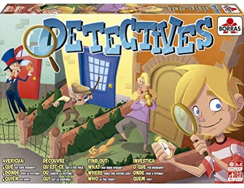BORRAS – Detectives Juego de deducción, Lleno de Enigmas, Pistas y sorpresas – El Objetivo es Encontrar QUÉ ha Sido robado, DÓNDE se cometió el Robo y QUIÉN es el ladrón – A Partir de 8 años (19461)