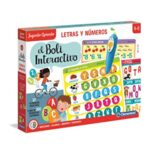 Clementoni Boli Interactivo Letras y Números, Juego Educativo con boli electrónico a Partir de 4 años, Juguete en español (55319)