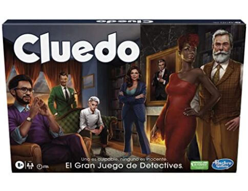 Cluedo Juego de Mesa para Fiestas, RediseÃ±ado para NiÃ±os y NiÃ±as a Partir de 8 AÃ±os y Adultos, de 2 a 6 Jugadores, Juegos de Misterio y Detectives para Toda la Familia