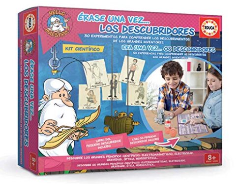 Educa – Kit científico con 30 experimentos: Electromagnetismo, Electricidad, Gravedad, Óptica, Hidrostática, Gravedad y Mucho más en Este Juego Educativo para niños a Partir de 8 años (18859)