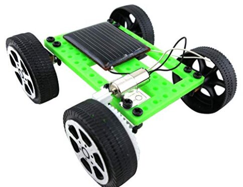 Ensamblaje de juguetes científicos DIY, coche con energía solar, Mini modelo de coche solar con energía solar, juguetes de construcción de experimentos científicos para niños