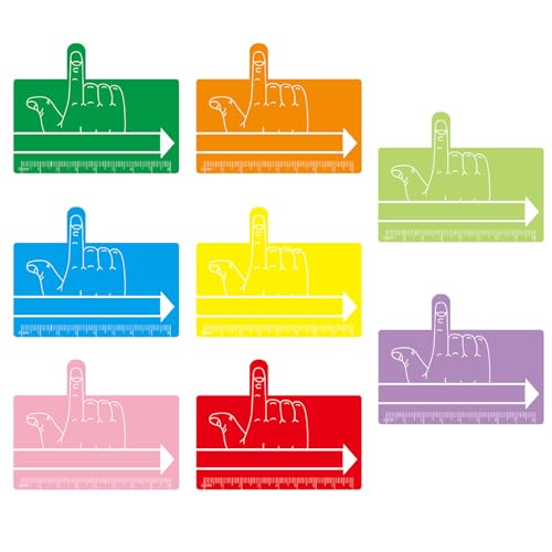 GRKB 8 Pcs Bookmark Regla Para Leer Tiras De Guía De Lectura Guía De Lectura Tiras Tiras De Lectura Guiada Dislexia Para Aliviar El Estrés Visual Dislexia