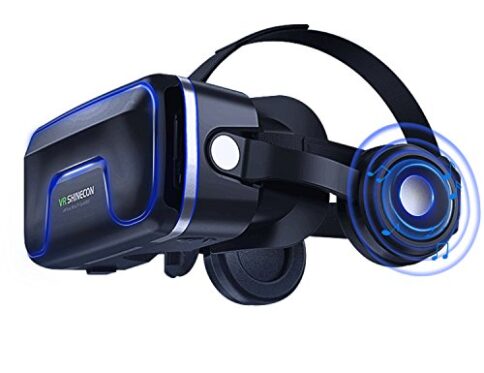 Gafas de Realidad Virtual para películas 3D, vídeo, Videojuegos, Gafas 3D, Compatible con Smartphones de 4,7 a 7,0 Pulgadas.