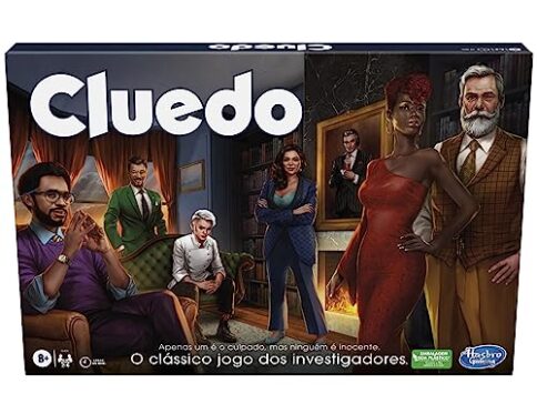 Juego de Mesa Cluedo – Juego Cluedo rediseñado para 2 a 6 Jugadores – Juegos de Misterio – Juegos de Detective – Juegos para Toda la Familia – Juegos para niños y Adultos (Versión Portuguesa)