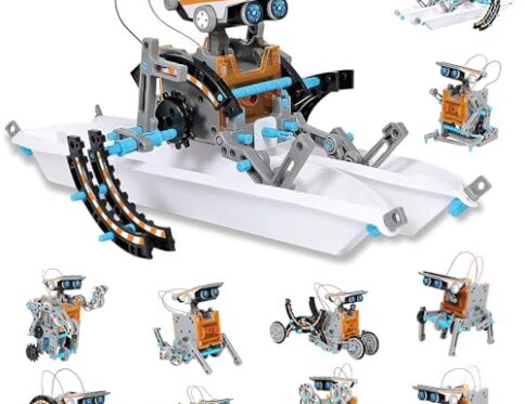 Juguetes Stem para niños de 8 años Kit de Robot Solar 12 en 1 Aprendizaje Educativo Ciencia Construcción de Juguetes de 8-12 años Regalo de Pascua