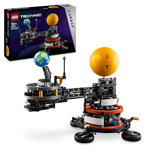 Lego Technic Planeta Tierra y Luna en Órbita Juguete de Astronomía y Sistema Solar, del Espacio para Niños y Niñas de 10 Años o Más, Juego Educativo de Planetas 42179