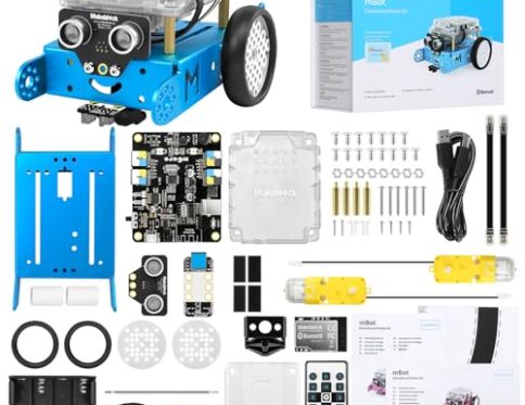 Makeblock mBot Robot Programable para niÃ±os, Robot Juguete Stem Compatible con Programable Scratch y Arduino, Inteligente EMO Robot, Kit Robotica Interactivo para niÃ±os 6 a 12 aÃ±os – Azul