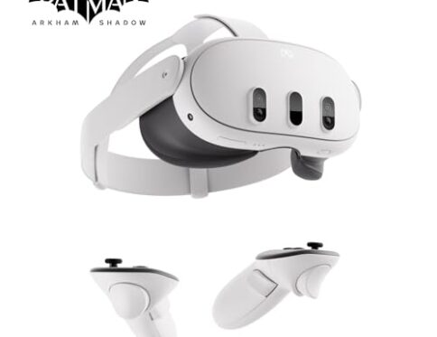 Meta Quest 3 512 GB — Las gafas Quest más potentes — Una increíble experiencia de realidad mixta — Llévate el juego Batman: Arkham Shadow y disfruta de 3 meses de prueba de Meta Quest+