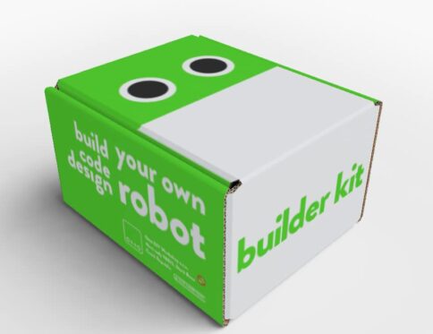 OTTO DIY Original Starter Maker Kit: un Robot Interactivo Impreso en 3D Que niños y Adultos Pueden Construir, programar, Aprender Stem y Jugar con programación Visual basada en Bloques o Arduino