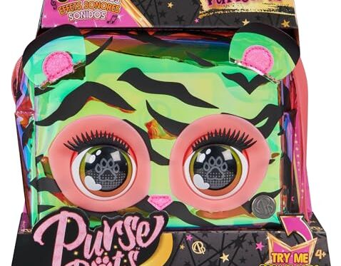 Purse Pets – Bolso Unicornio Y2K – Mascotas electronicas con sonidos y reacciones – Bolso niña Unicornio – Juguete de Unicornio – Juguetes para niñas – 6068208 – Juguetes niños 3 años +