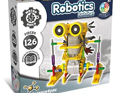 Science4you Robotics Betabot – Kit Robotica de 126 Piezas, Construye tu Robot Interactivo, Juegos de Construcciones, Juguetes de Montar, Regalos para Niños y Niñas de 8 9 10+ años
