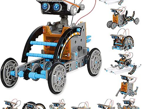 Sillbird Robot solar para niños, 12 en 1, juego de construcción STEM, 190 piezas, juguete educativo, regalo para niños y niñas a partir de 8, 9 y 10 años, alimentado por energía solar