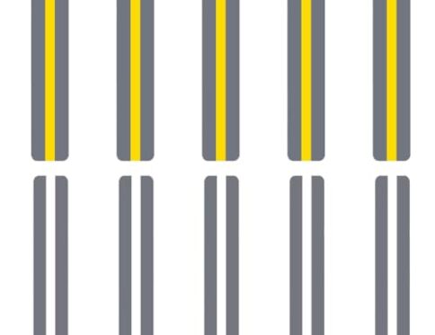 Tiras de Guía de Lectura – 10 piezas para aliviar el estrés visual, dislexia y ADHD. Regla y guía de lectura para mejorar la concentración y la comprensión.