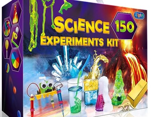 UNGLINGA Kits de Ciencia de 150 experimentos para niÃ±os, proyectos Stem Juguetes educativos para niÃ±os, Ideas de Regalo de cumpleaÃ±os