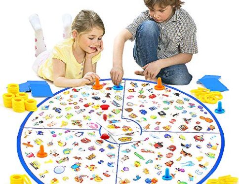 VATOS Juego de Mesa, Pequeño Detective Juego de Mesa Juego de Cartas para Fiestas de Familias, Juego de Correspondencias, Juguetes Educativos para Niños Regalo de Niños y Niñas de 3,4,5,6,7 Años