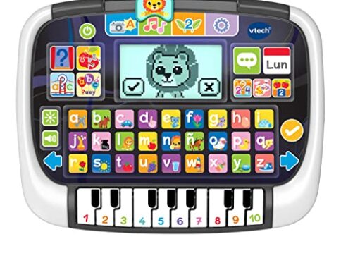 VTech 3480-551722 Panel Educativo con Piano Tablet Infantil Multi-App, Juguetes interactivos para niños +2 años, Versión ESP