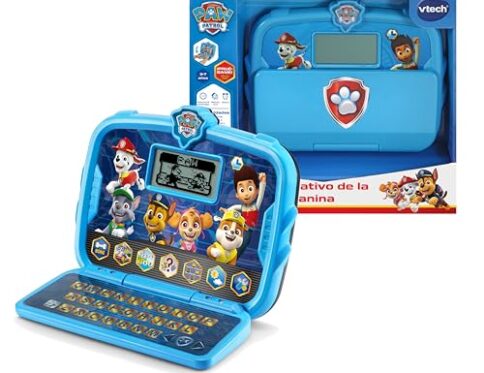 VTech Ordenador Educativo de la Patrulla Canina, Portátil para niños +3 años, Versión ESP