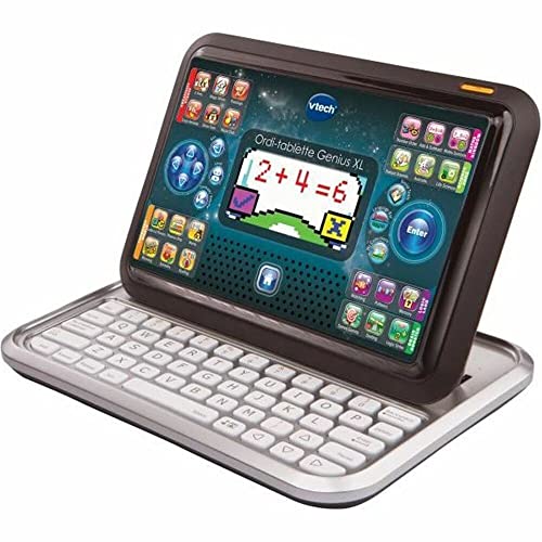 VTech Ordenador educativo Genio Little App, color Negro, versión francesa