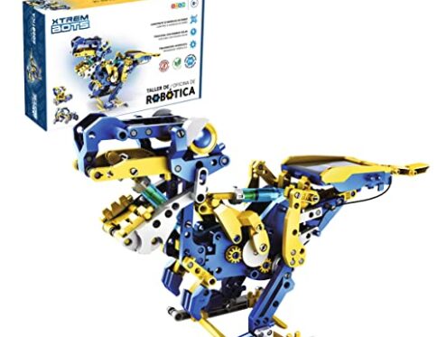Xtrem Bots – Taller De Robótica Educativa | Kit Robotica para Niños 8 Años O Más | Robot Solar | Robot Juguete | Mecano para Niños | Construccion De Robots | Juguete Educativo 12 en 1