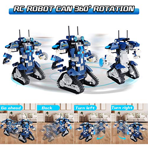 Yerloa Kit Robot Programable Juguetes Niños 8 Años, Robot Juguete Regalo Niño 8 Años, Robotica para Niños 10 Años Juegos Niños 10 a 12 Años, Kit Robotica Regalo Niño 7 8 9 10 11 12 Años (405 Piezas) - Imagen 4